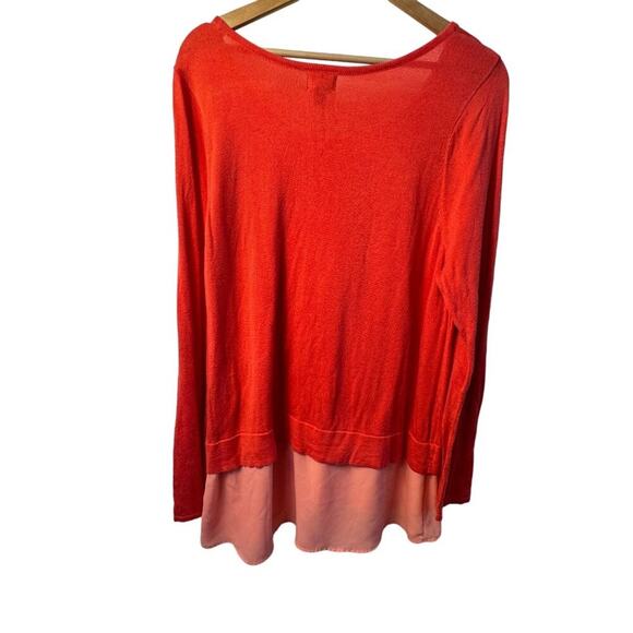 Worthington Two Toned Pink XL Sweater - Picture 4 of 6